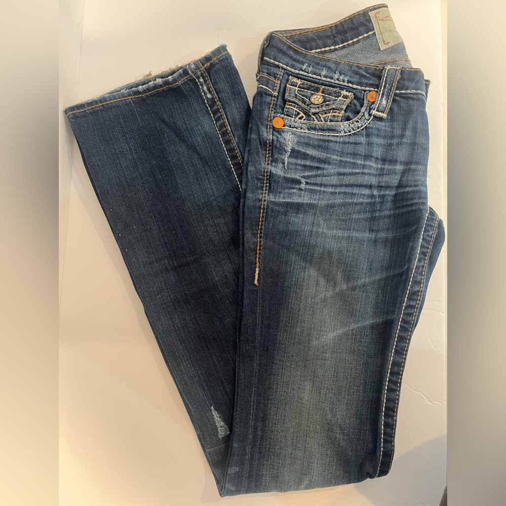 Big Star Women’s Jeans Low Rise Boot Cut, Medium Wash, Size: 26xl